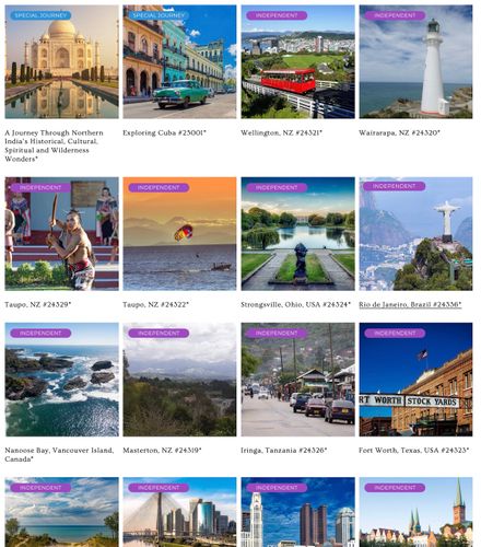 Planned Journeys for 2025
