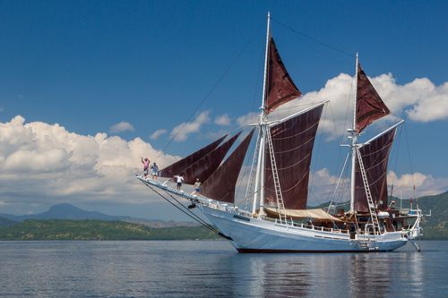 Sailing in Indonesia