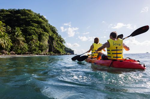 Kayaking in Saint Lucia