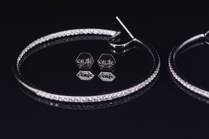 Sade's Iconic Diamond Hoop Earrings Inspire codebyEdge To Launch Possibly The World's Lightest Diamond Hoop Earrings