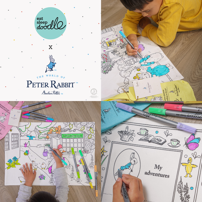 NEW eatsleepdoodle x Peter Rabbit™ placemats to go