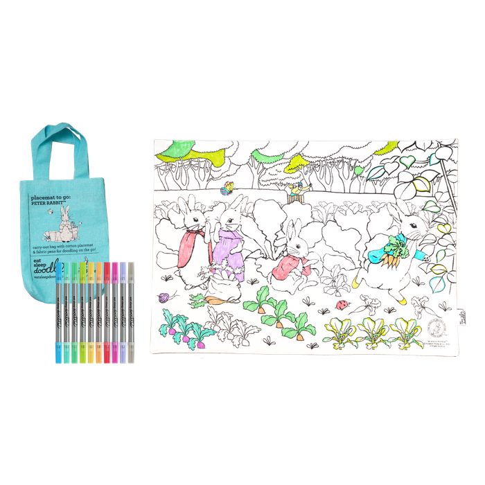 NEW eatsleepdoodle x Peter Rabbit™ placemats to go