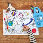 space explorer placemat to go