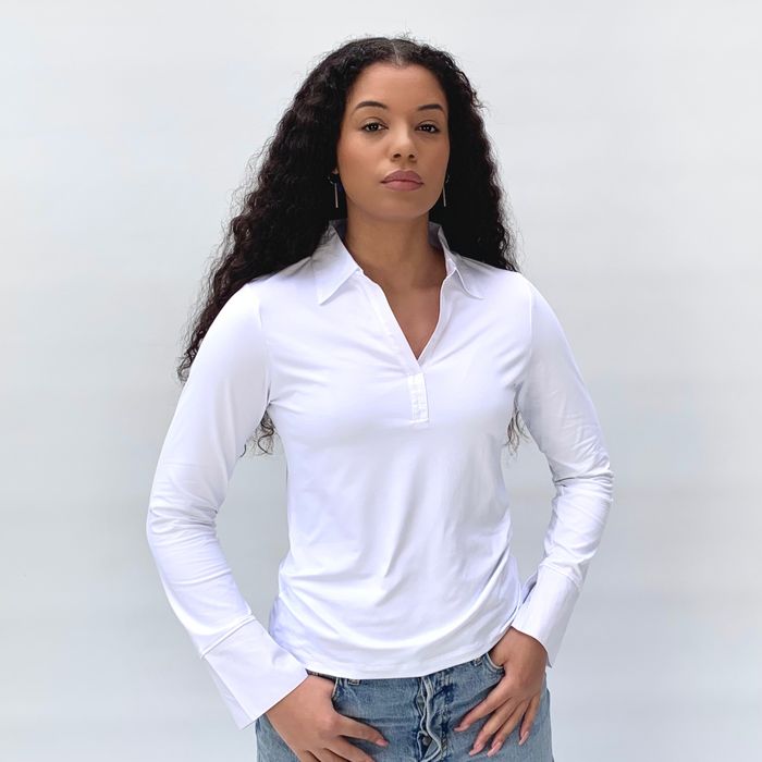 Cotton Stretch shirt for layering