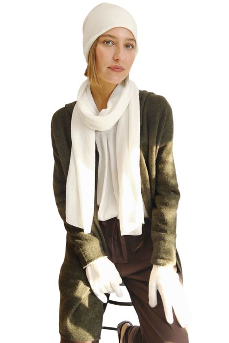 Bundle offer for women's cashmere hat, scarf and gloves