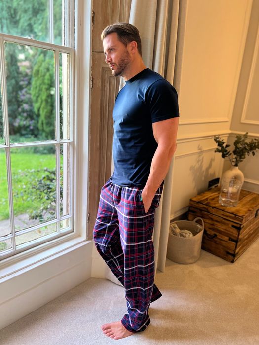 Mens brushed cotton lounge pants hotsell