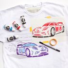 Racing Sports Car Kids T-Shirt Painting Kit Box