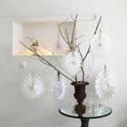 Eco colour paper fan decorations