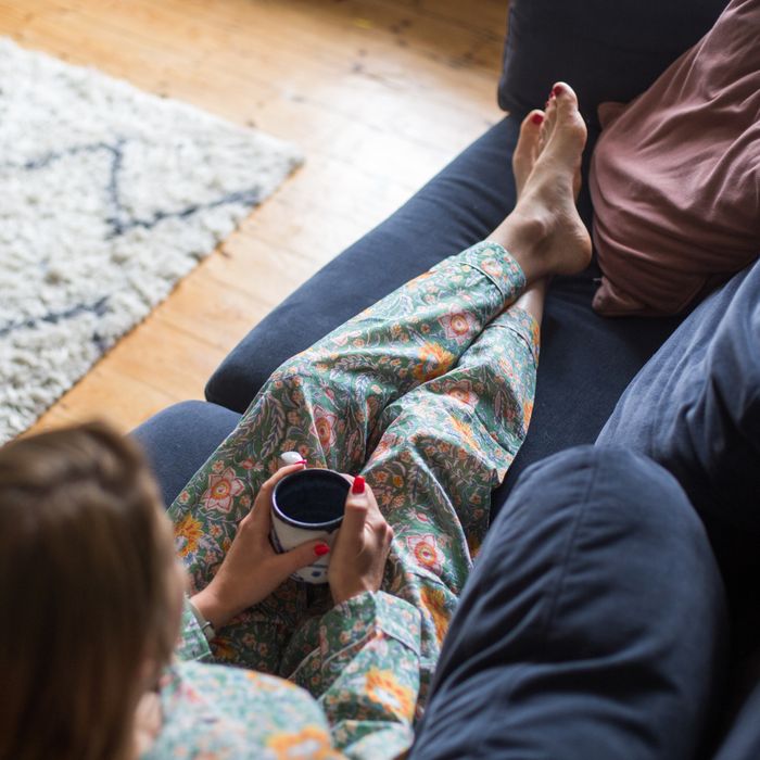 Block print cotton pyjama set