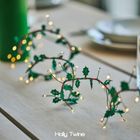 String Lights with Ornaments