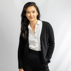 Pure Cashmere Black Fleck Cardigan