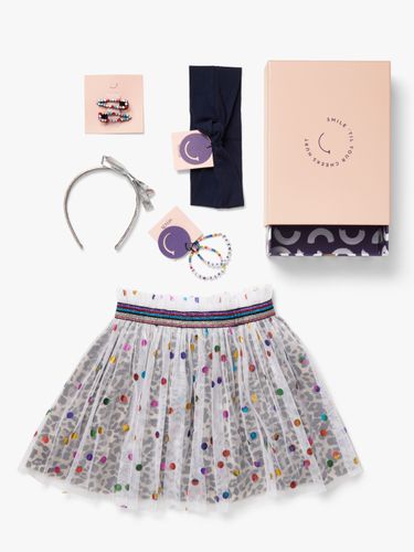 Rainbow Tulle Spot Skirt Gift Box