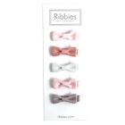 Set Of 5 Baby Bows - Pastel And Glitter
