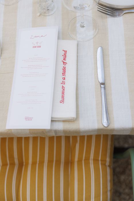 Embroidered Table Linen