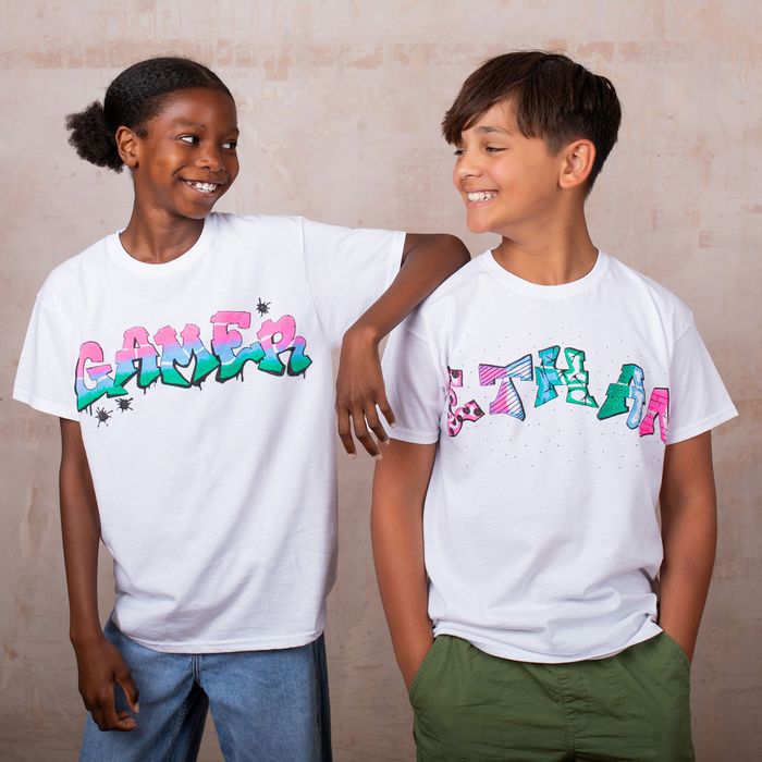 Graffiti Alphabet T-Shirt Painting Craft Kit Box