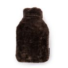 Dark Chocolate Faux Fur 2L Hot Water Bottle