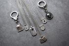 Silver Necklaces and Key Rings