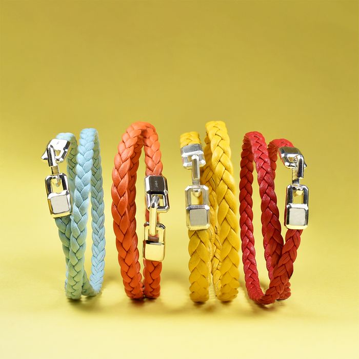 Braided Leather Wrap Bracelets