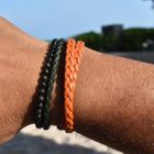 Braided Leather Wrap Bracelets