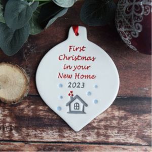 First Christmas in your new home 2023 bauble