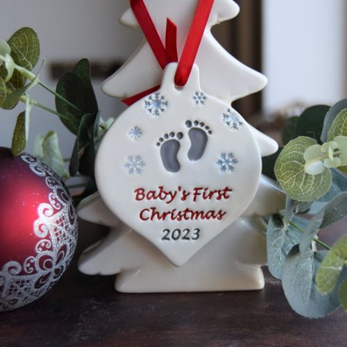 Baby's first Christmas 2023 bauble