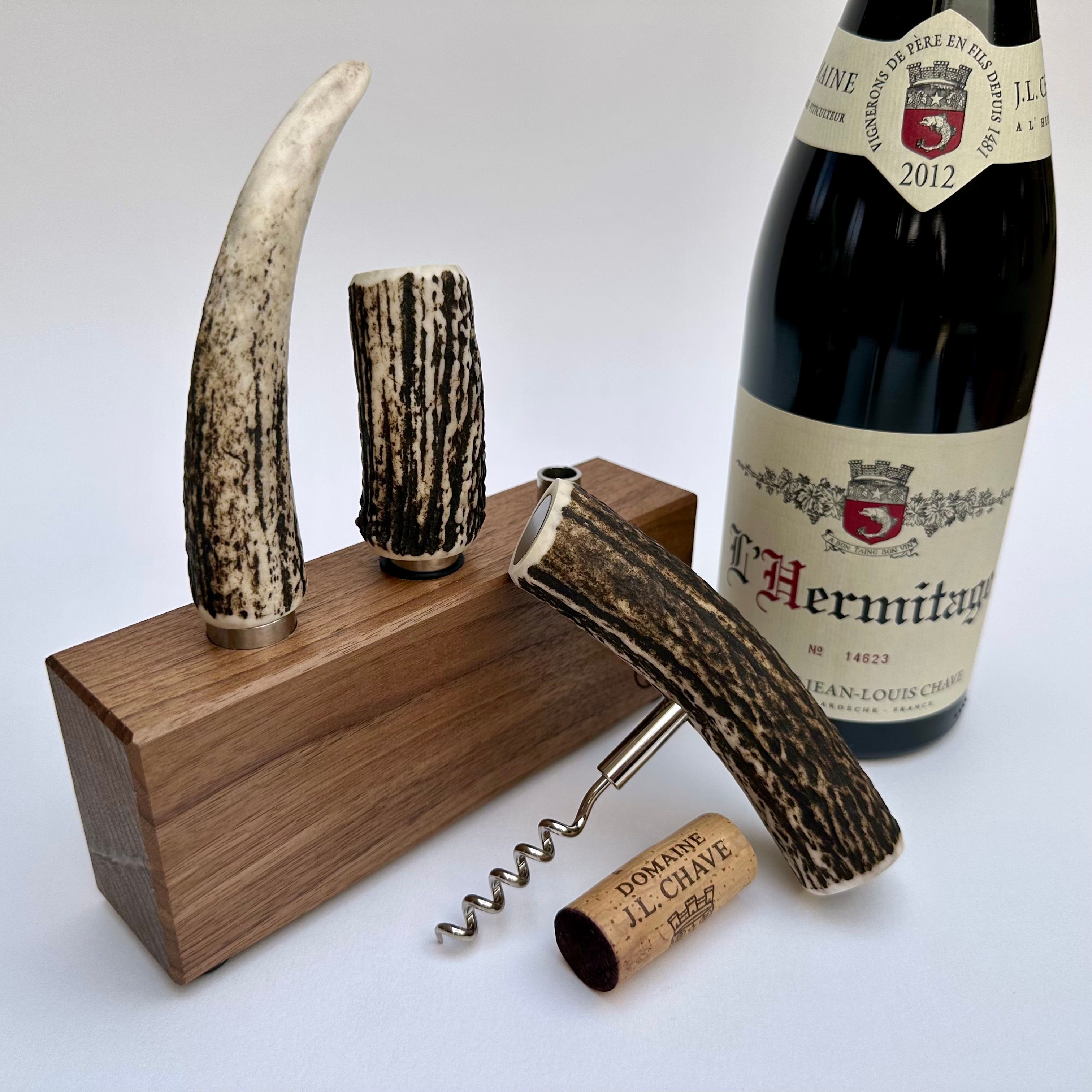 Gstaad Bar Set - Corkscrew, Wine Stopper and Bottle Opener
