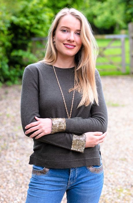 Sequin Cashmere Jumpers