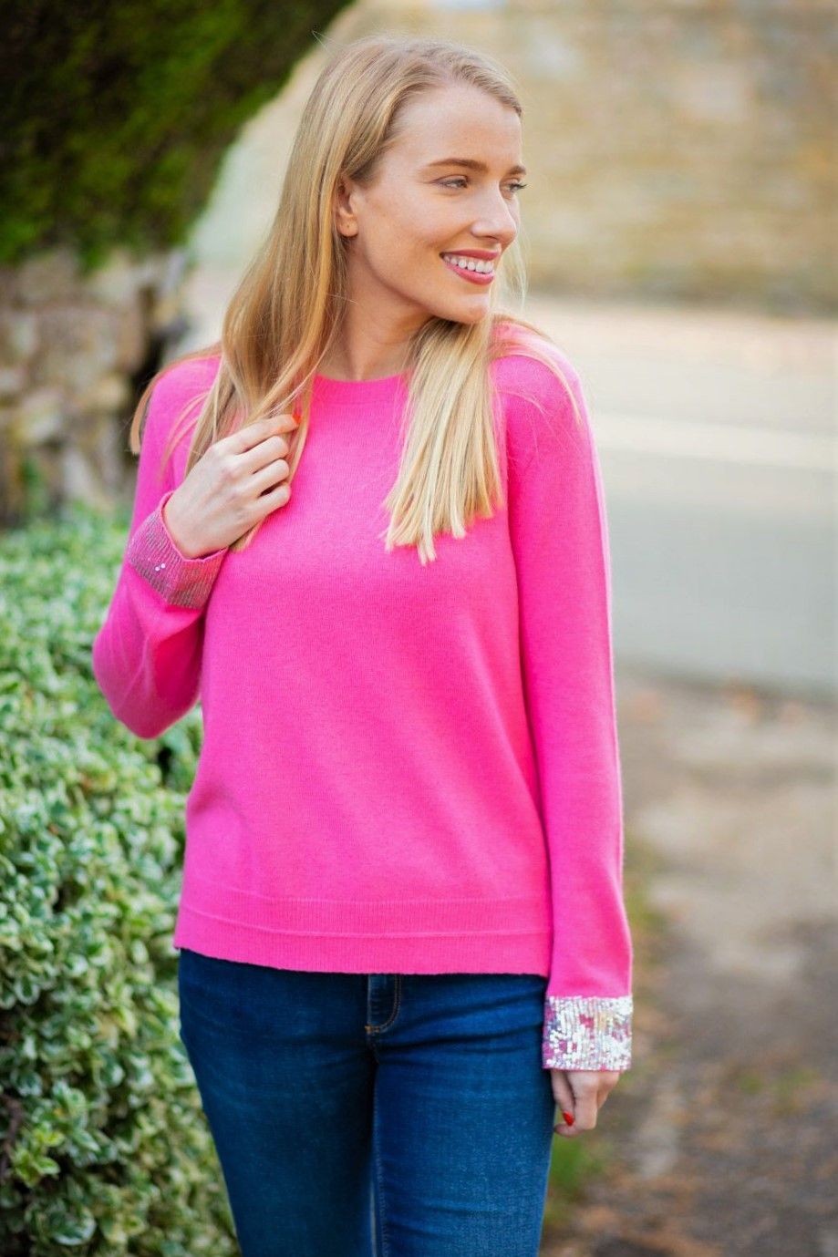 Sequin Cashmere Jumpers