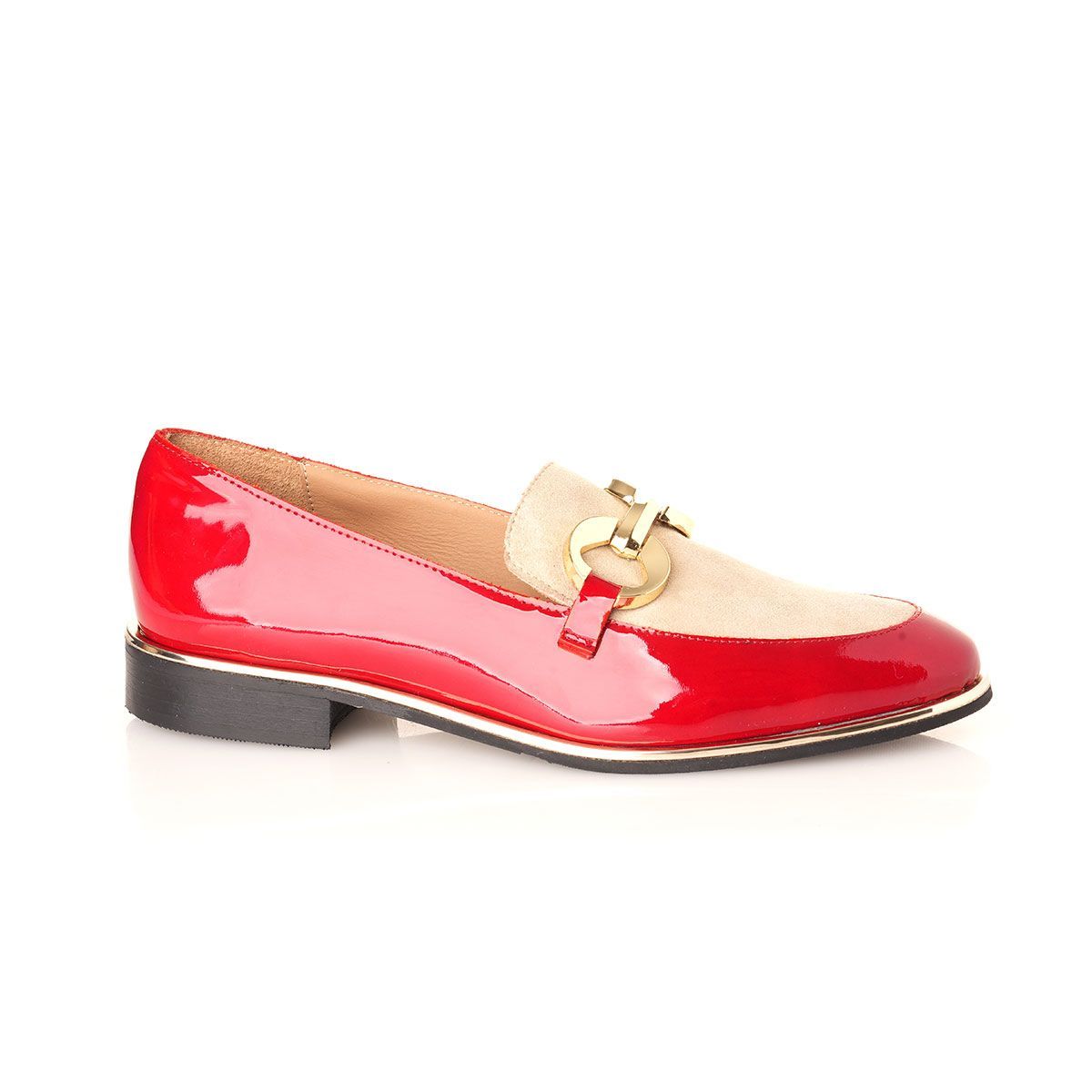 Red Patent Loafer