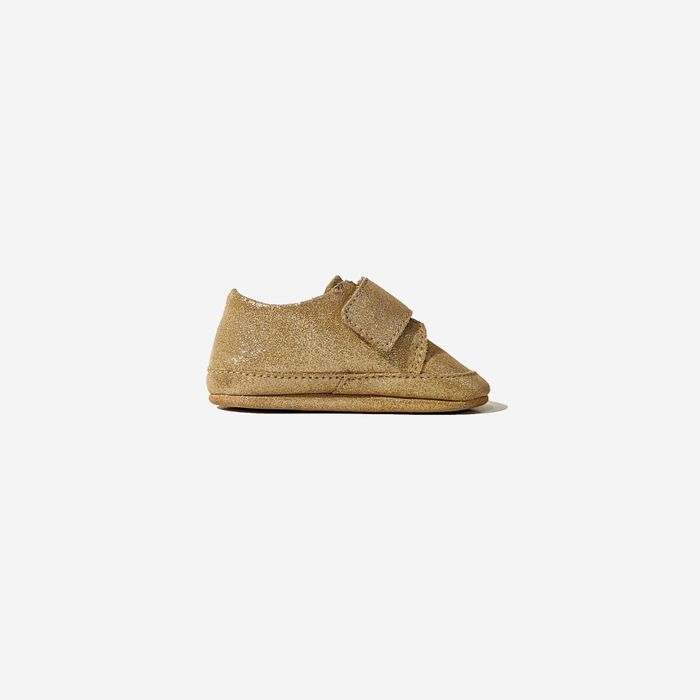 Baby Bootie Gift Set - Shimmer Gold