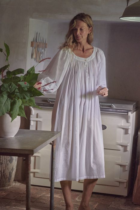 Isabel - Full Length Cotton Nightdress