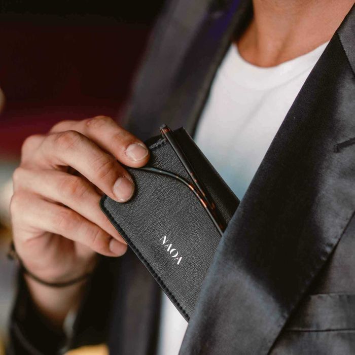 Apple Leather Slim Glasses Case