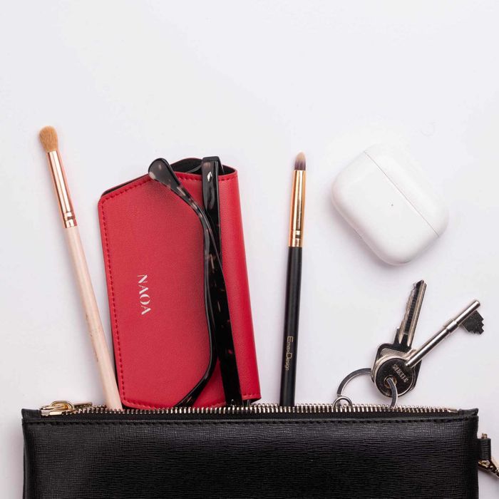 Apple Leather Slim Glasses Case