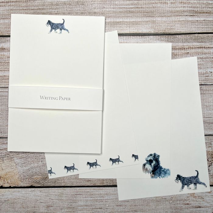 Schnauzer Writing Set