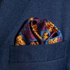 'Motif' in blue, burgundy & gold