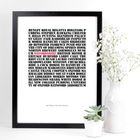 Regional A5 Gift Prints