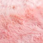 Double Pelt Blush Pink Sheepskin Rug