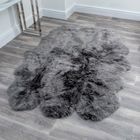 Sextuple Grey Sheepskin Rug