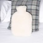 White Sheepskin Hot Water Bottle