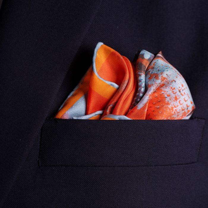 'Lone Fighter' in orange & blue