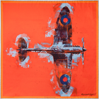 'Lone Fighter' in orange & blue