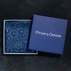 'Chronos' in navy blue with pale blue & off-white