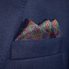 'Millefiori' in green, blue & orange