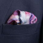 'Neck and Neck' in purple, green & brown