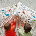 NEW colour-in under the sea pillowcase