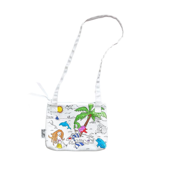 NEW colour-in mermaid crossbody bag