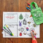 NEW woodland placemat to go
