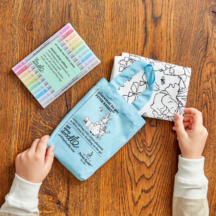 colour-in Peter Rabbit™ & friends placemat to go