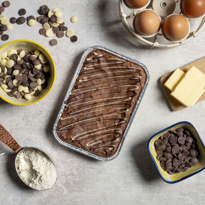 Triple Chocolate Brownie Traybake
