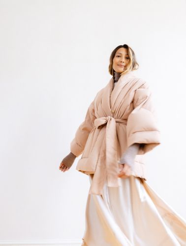 Short Cocoon in Blush